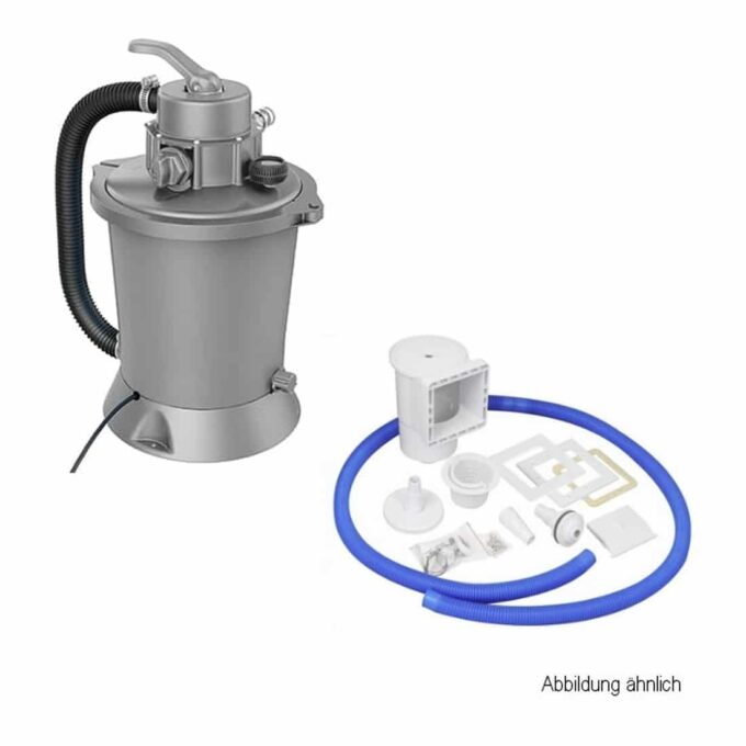Upgrade auf Anschlussmöglichkeit auf eine Sandfilteranlage für Kinderholzpool Pistoche + Tropic Junior