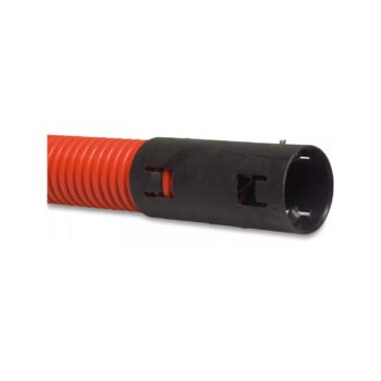 BEVO HDPE Kabelschutzschlauch, Klick Muffe x Glatt, 50 m