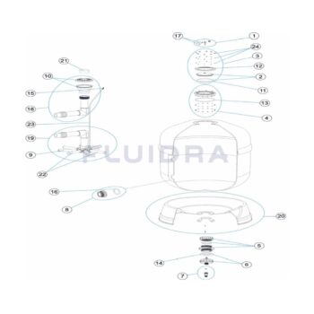 ASTRALPOOL Ersatzteile Hochleistungsfilter ATLAS