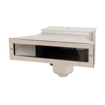 ASTRALPOOL Edelstahlskimmer BIG SLIM Poly mit 6° Neigung