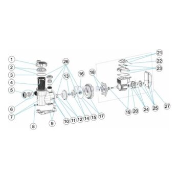 ASTRALPOOL Ersatzteile für Pumpe VICTORIA PLUS SILENT VS