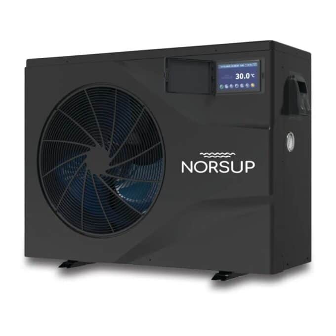 Norsup Wärmepumpe Inverter schwarz Type seitlich SG