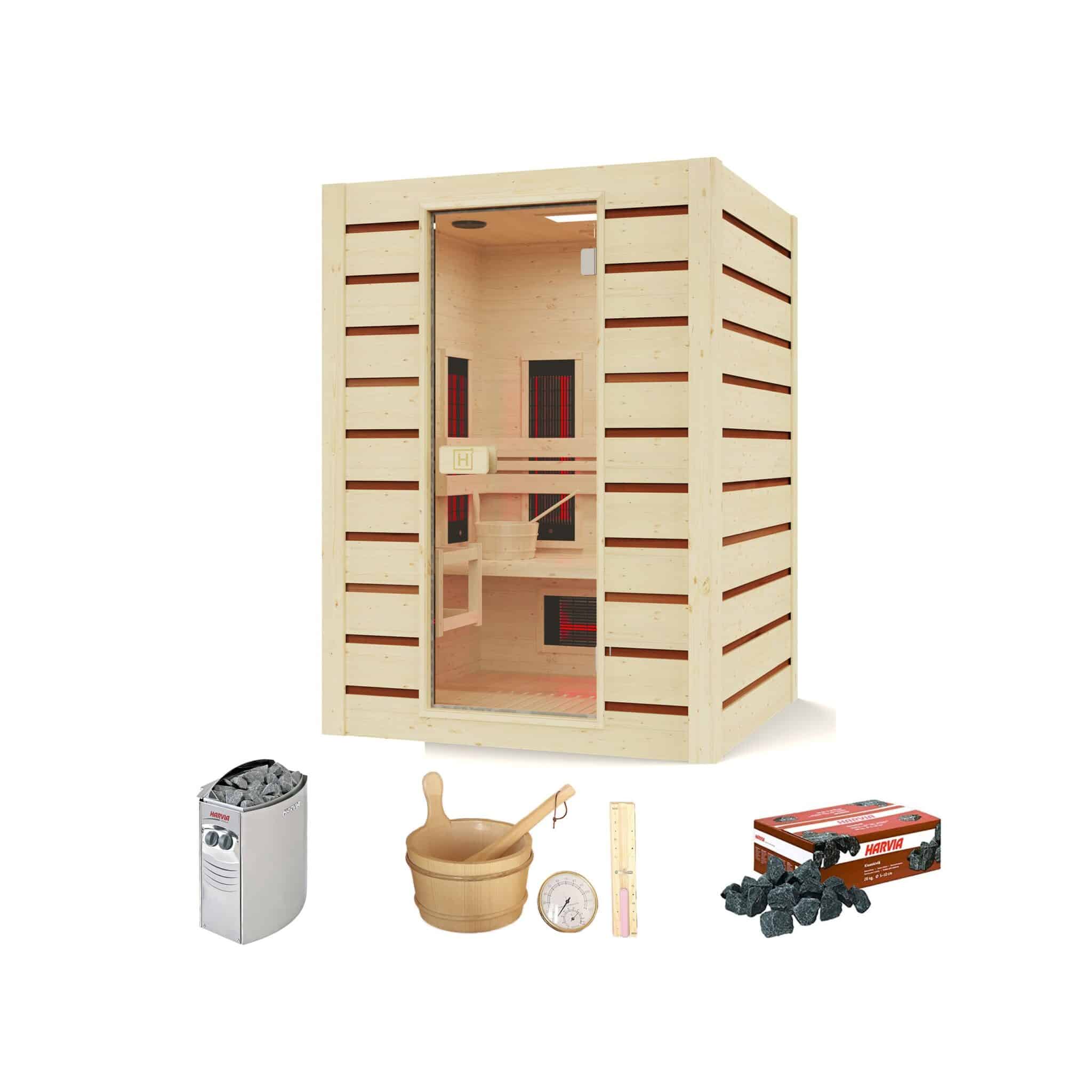HOLL`S HYBRID-SAUNA für 2 Personen – Bild 4