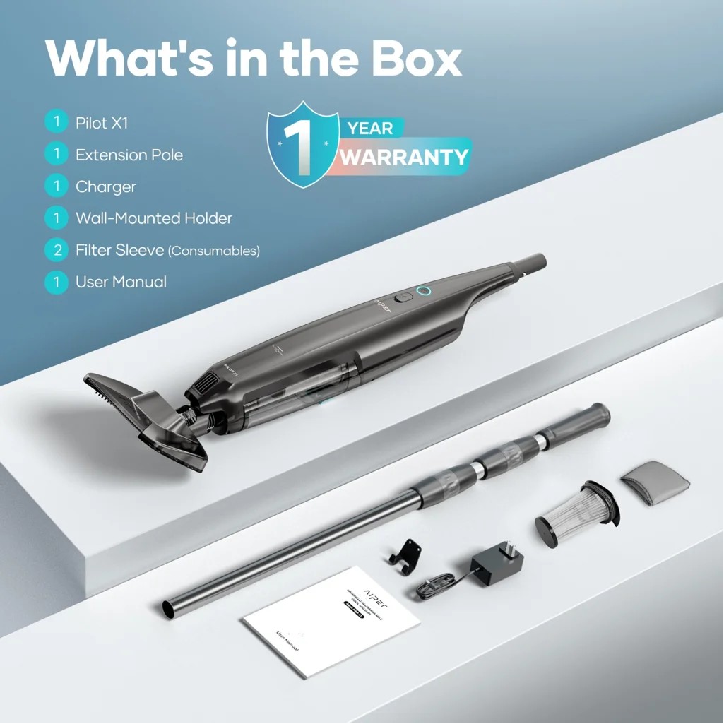 AIPER Akku-Poolstaubsauger Pilot X1 Handheld – Bild 10