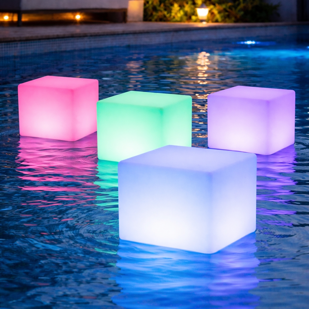 ASTRALPOOL schwimmende LEDs STARLIGHT quadratisch – Bild 2