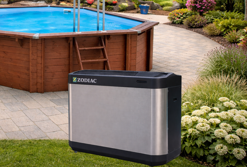 Wärmepumpen-Montage – Zodiac Z400 Pool Wärmepumpe