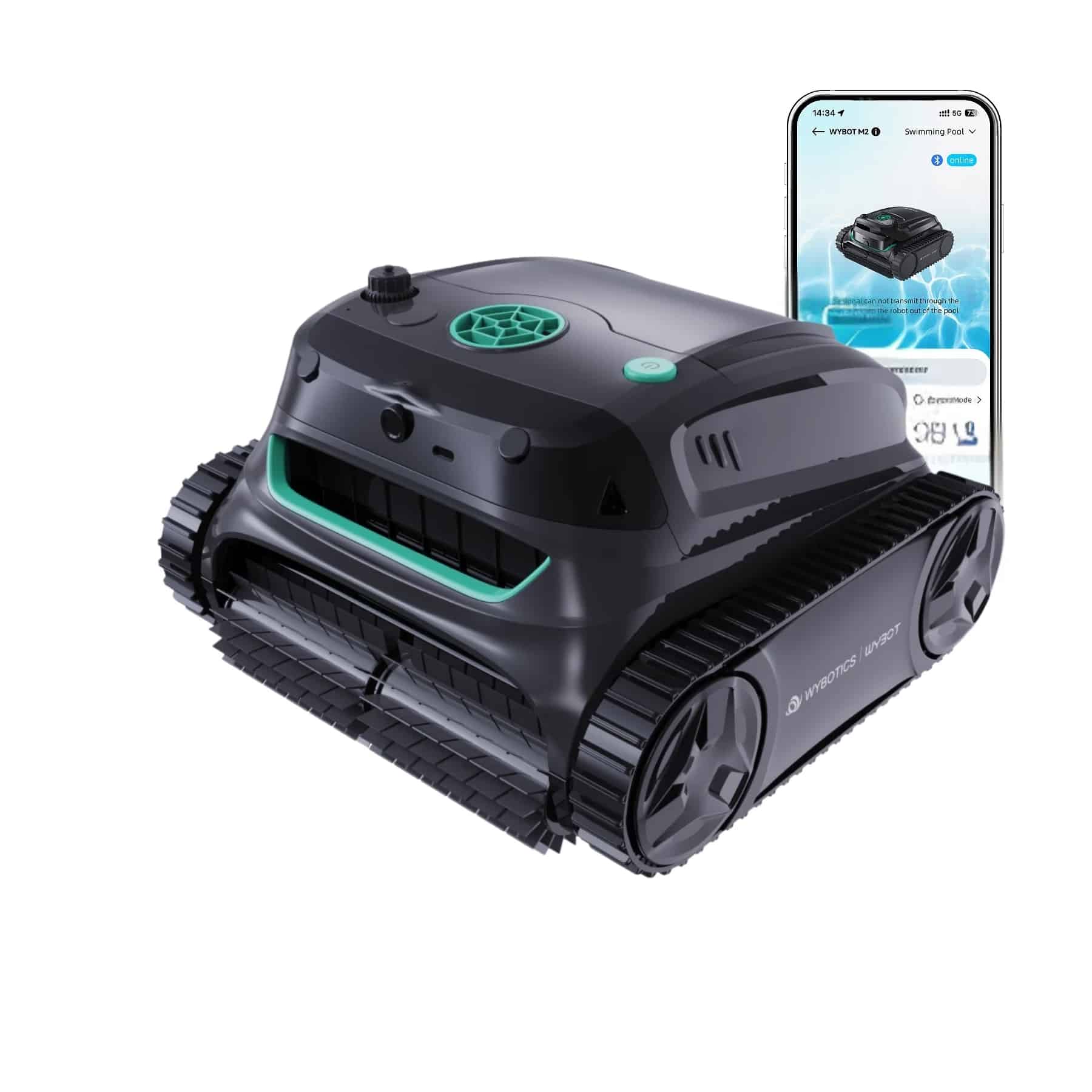 WYBOT Akku-Poolroboter S2 Solar KI-Vision – Bild 5