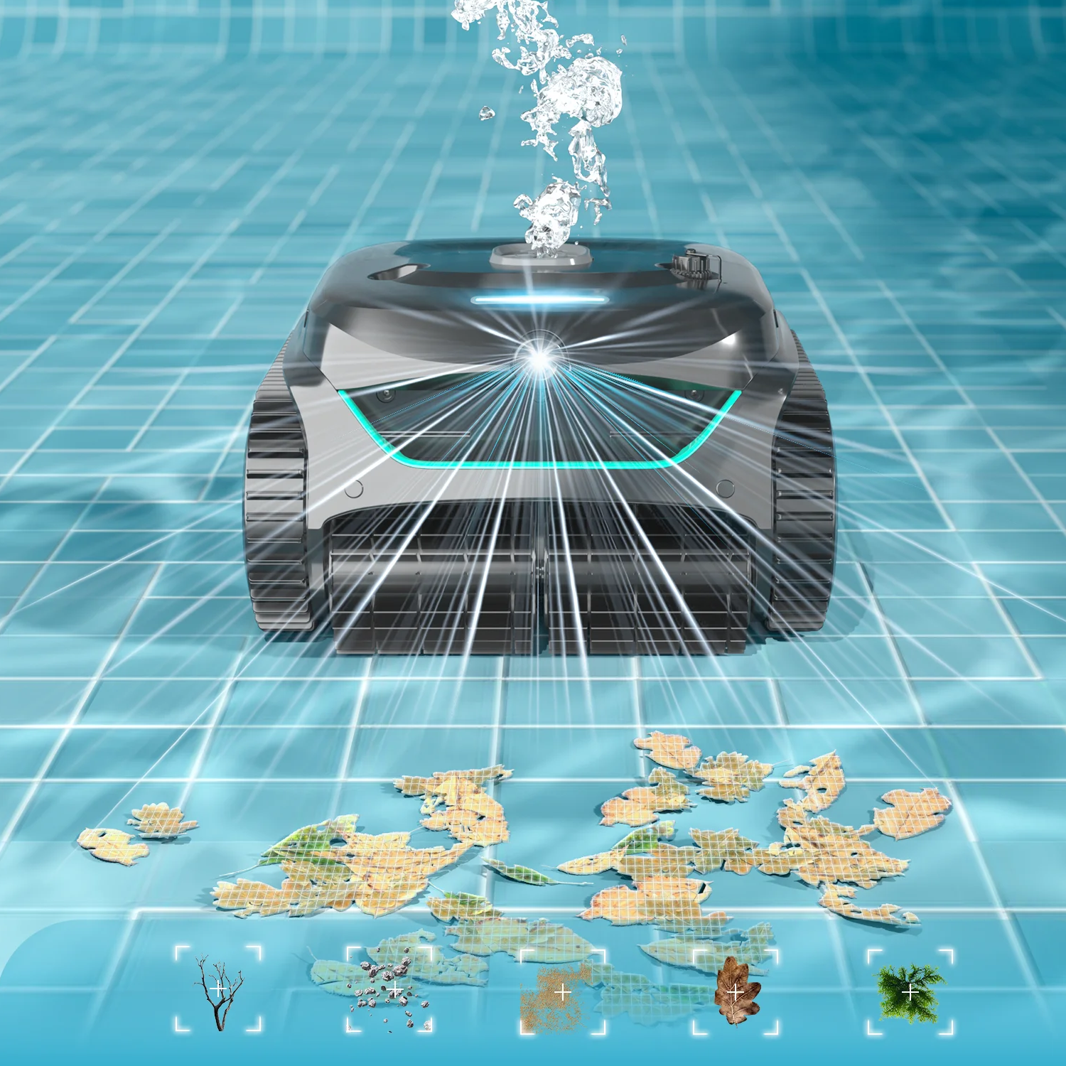 WYBOT Akku-Poolroboter C2 Vision – Bild 4