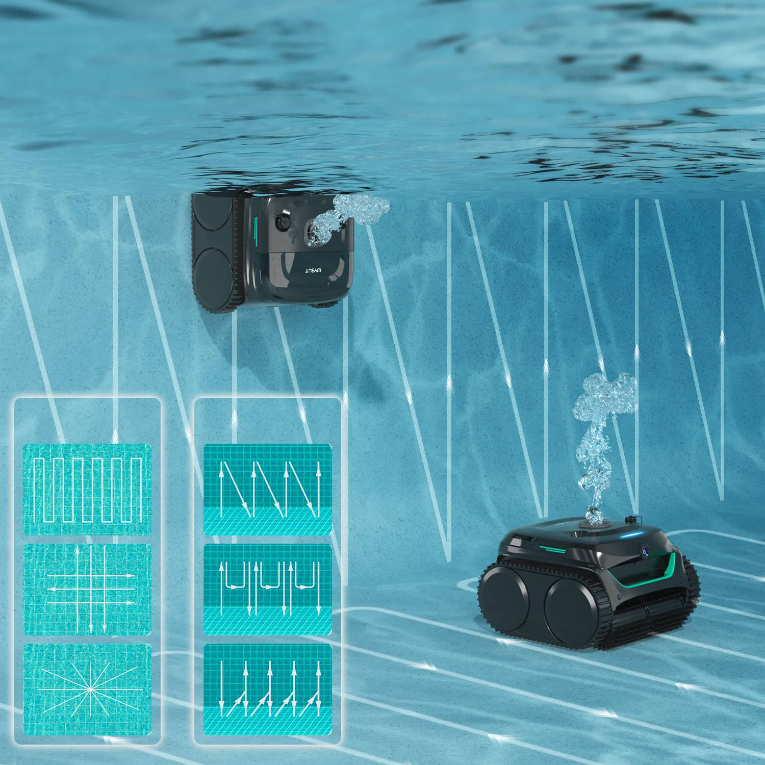 WYBOT Akku-Poolroboter C2 Vision – Bild 6