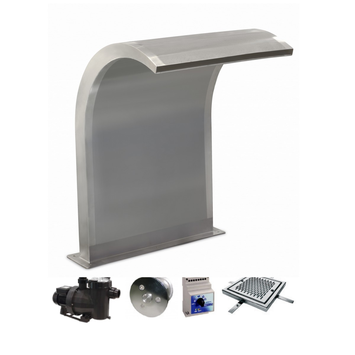 ASTRALPOOL Schwalldusche ONE, Set inkl. Pumpe, Timer, Schalter, Sauganschluss – Bild 5