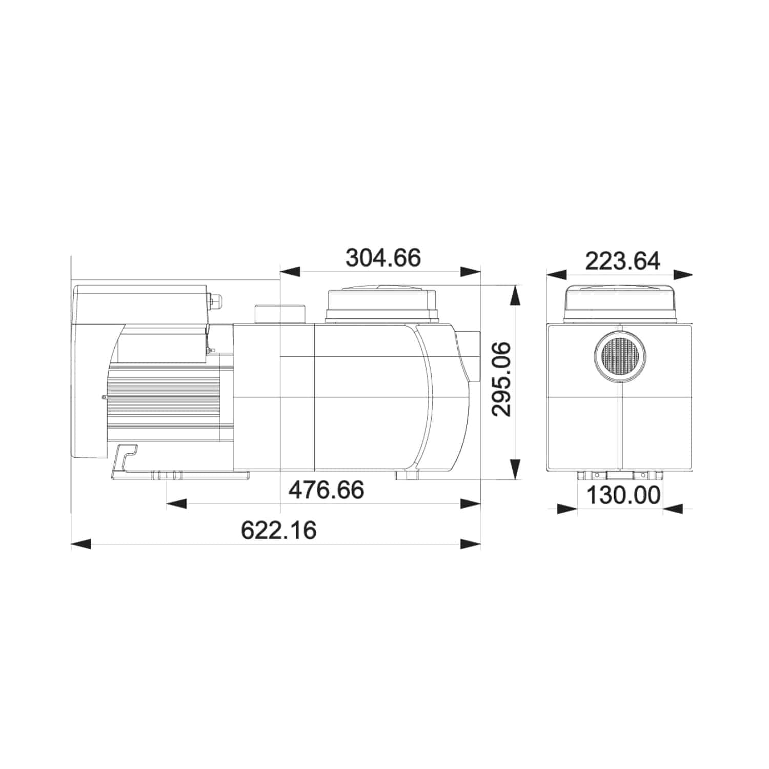 AQUAFORTE Poolpumpe INVERPRO VS IP30 – Bild 4