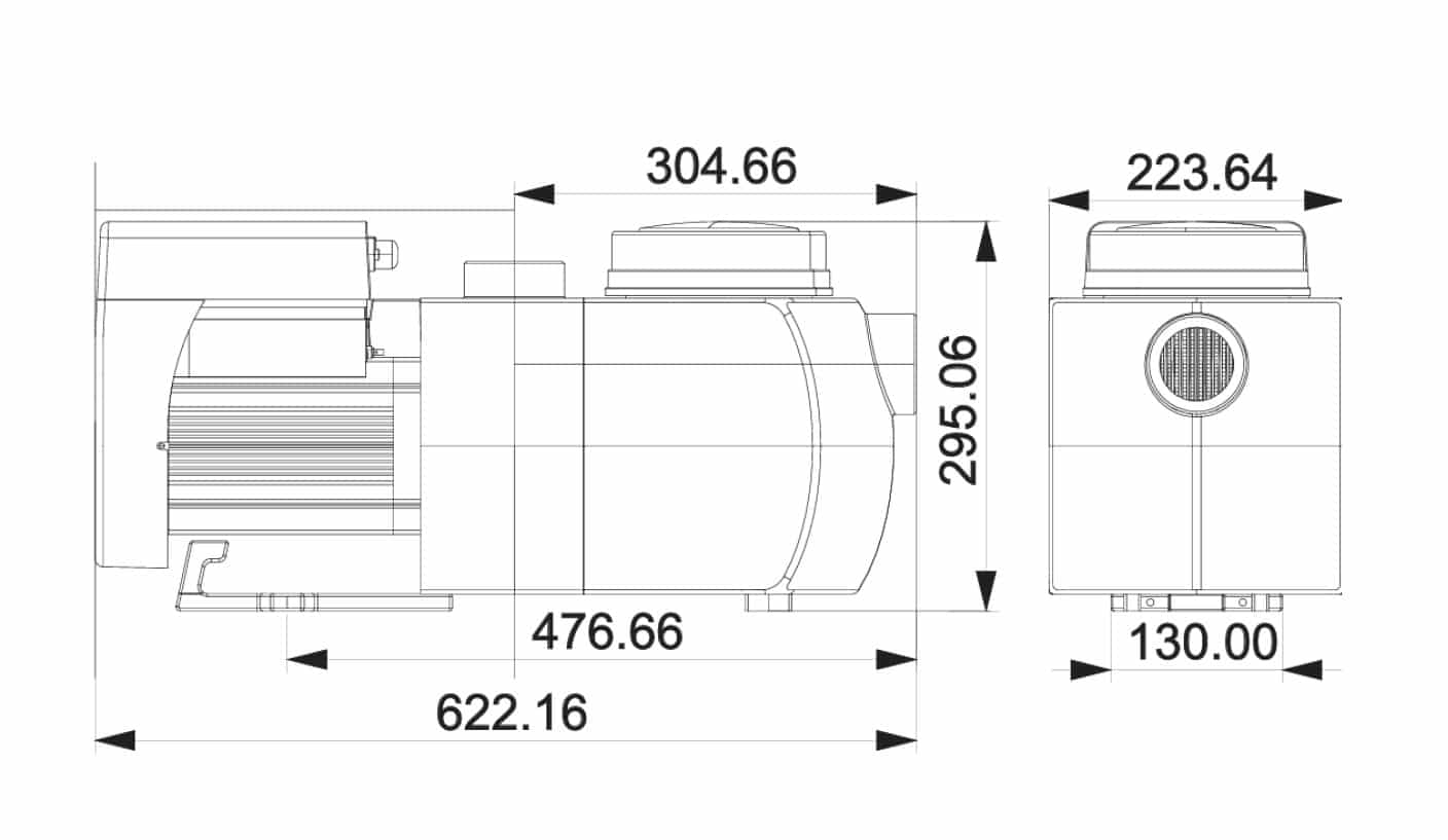 AQUAFORTE Poolpumpe INVERPRO VS IP30 – Bild 5