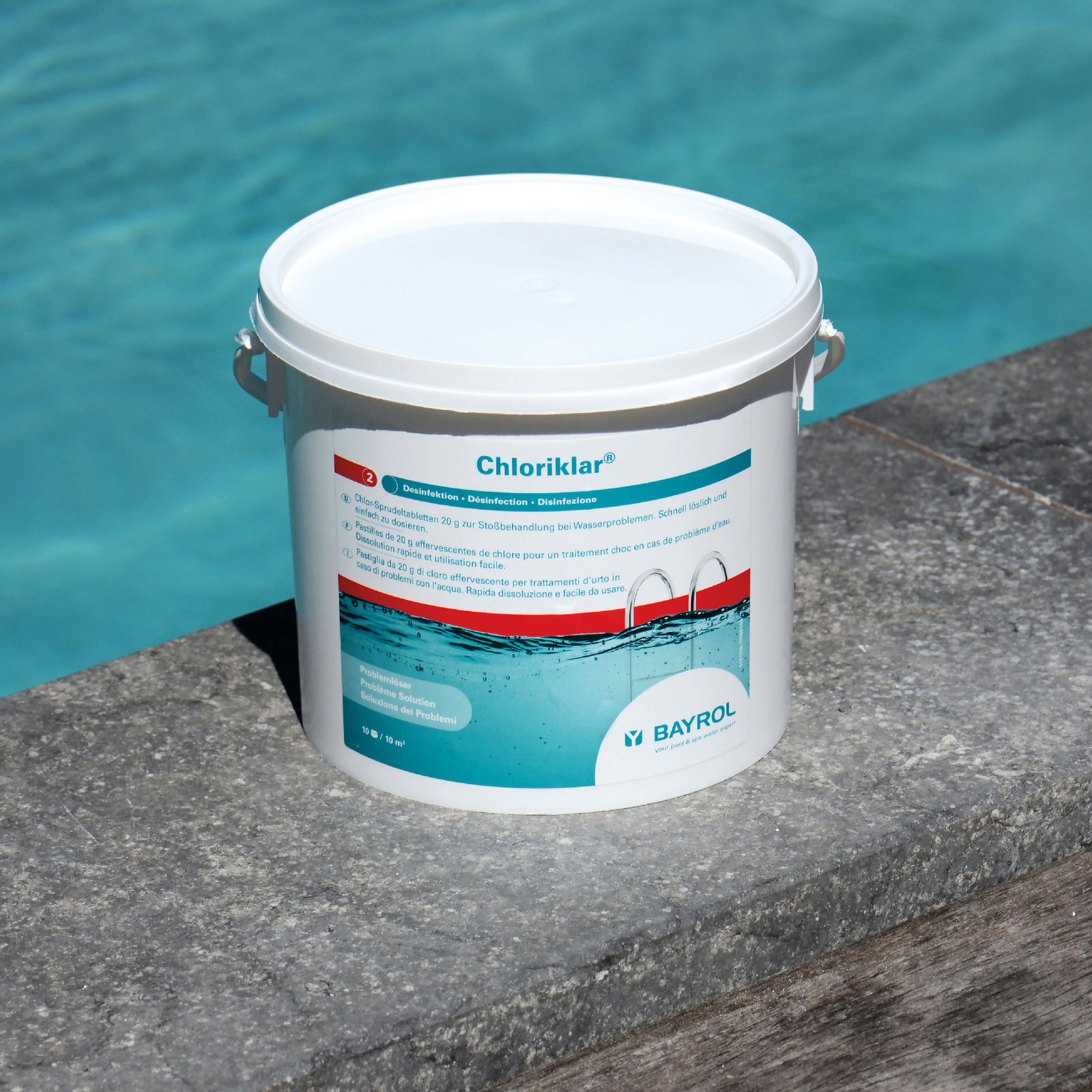 Bayrol Chloriklar 3 kg Chlortabletten schnellöslichesChlor-Sprudeltabletten 20 g UN 3077 – Bild 2