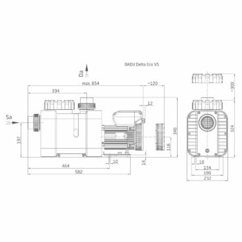 SPECK BADU Schwimmbadpumpe Delta Eco VS 1.10kW 230V – Bild 5