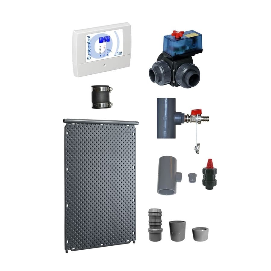 OKU Solarabsorber-SET bis 56 m2 Wasseroberfläche – Bild 17