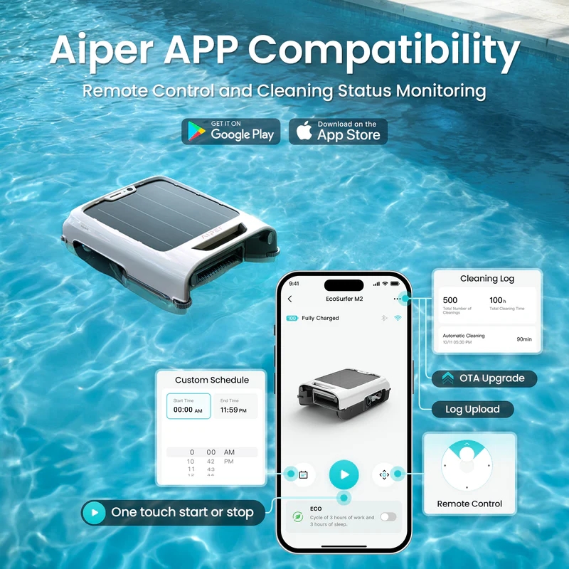 AIPER Akku-Poolroboter ECOSURFER M2 – Bild 8