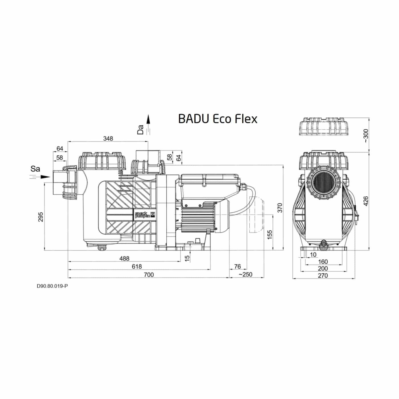 SPECK BADU Schwimmbadpumpe Eco Flex 2.20kW 230V – Bild 5