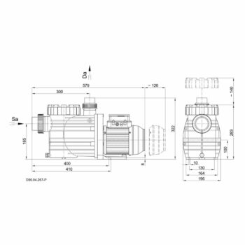 SPECK BADU Schwimmbadpumpe Eco Soft 0,75kW 230V – Bild 5