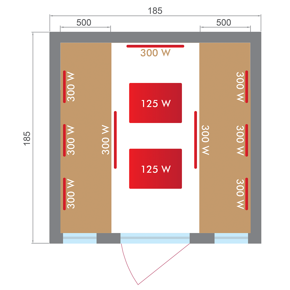 Sauna SPECTRA 4 – Bild 10