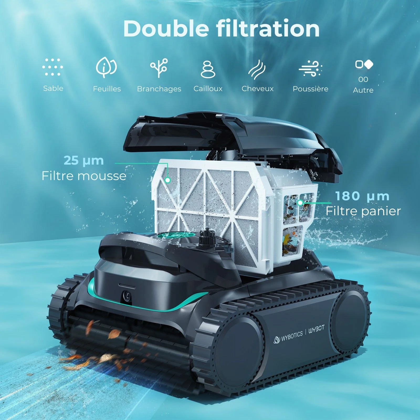 WYBOT Akku-Poolroboter M2 – Bild 14