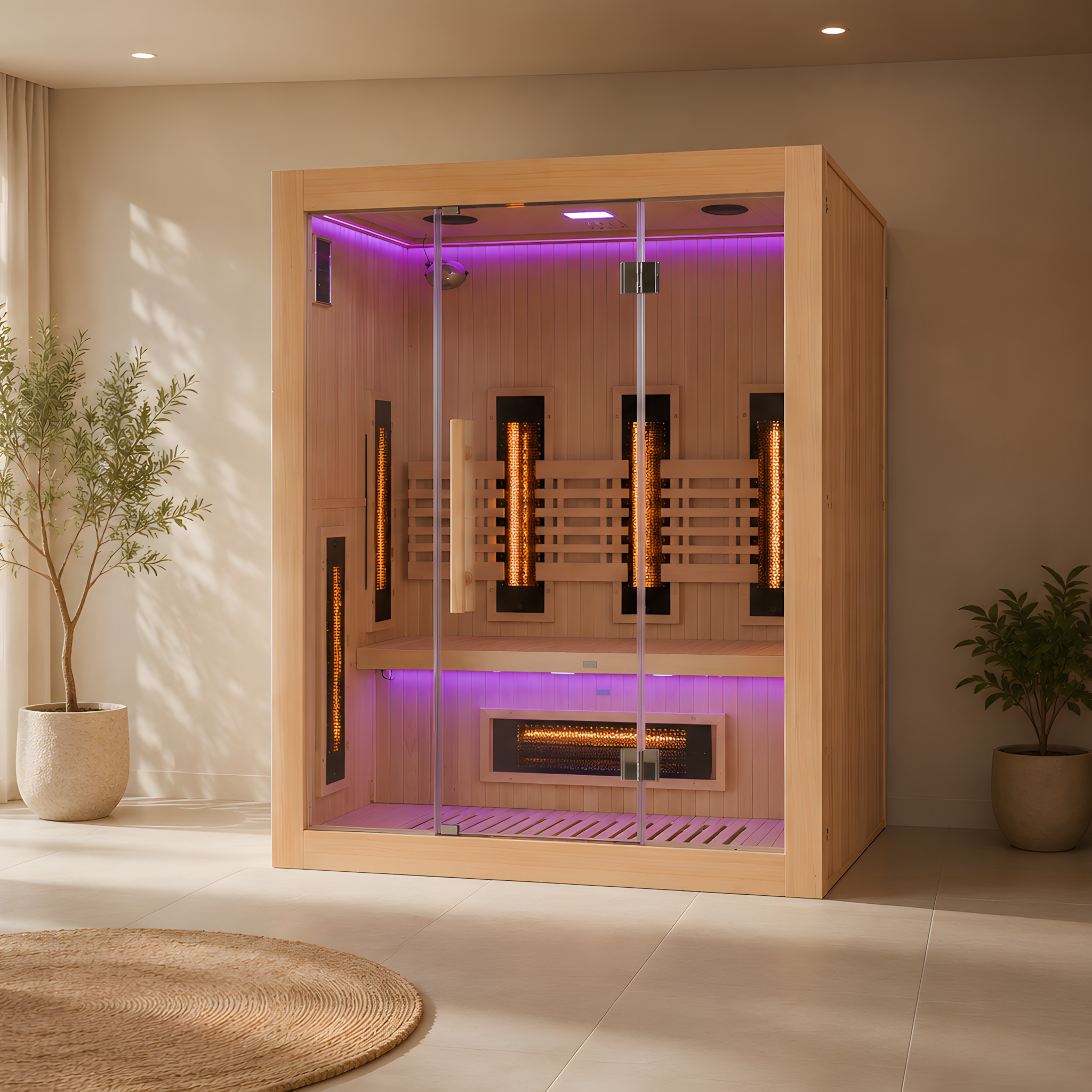 Infrarotsauna SENSE 3 Plätze – Bild 9