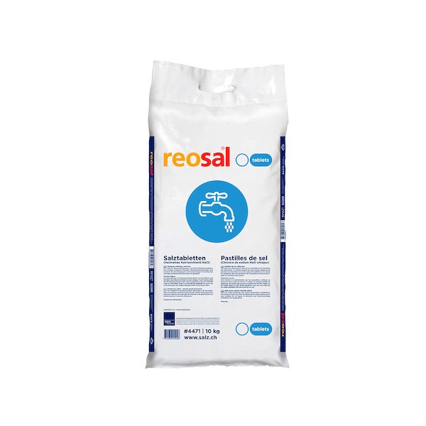 REOSAL Regeneriersalz Tabletten, Sack à 10kg (Eidgenössische Zulassungs-Nr. CHZN4762.K1)