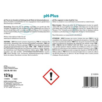 Bayrol pH-Plus 12 kg Granulat zur Erhöhung eines pH-Wertes unter 7,0 – Bild 2