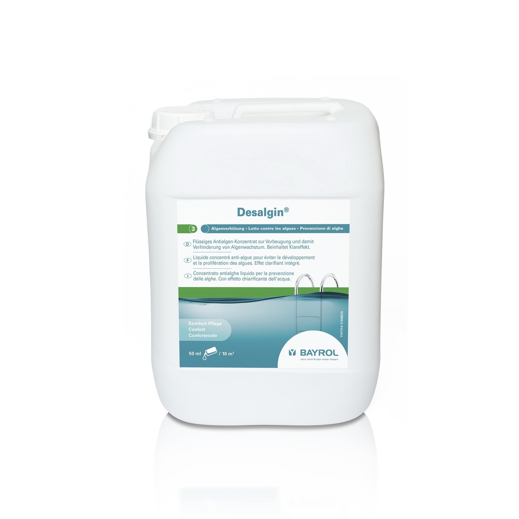 Bayrol Desalgin CLASSIC 10 l flüssiges schaumarmes Antialgen-Konzentrat UN 1760