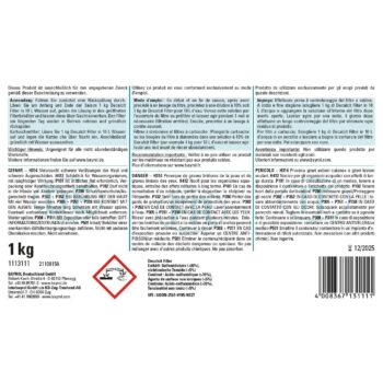 Bayrol Decalcit Filter 1 kg saures Granulat zur Schnellentkalkung UN 2967 – Bild 3