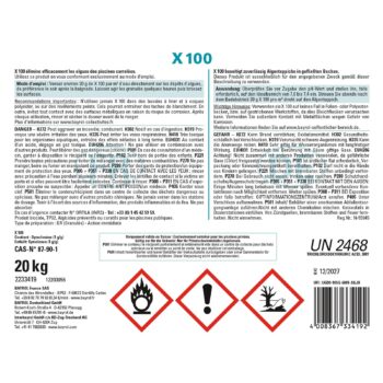 Bayrol X100 à 20 kg langsamlösliches Chlorgranulat langsam löslich UN 2468 – Bild 2