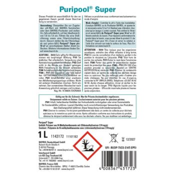 Bayrol Puripool Super 1 l flüssiges Konzentrat, für die Überwinterung Pools UN 3082 – Bild 3