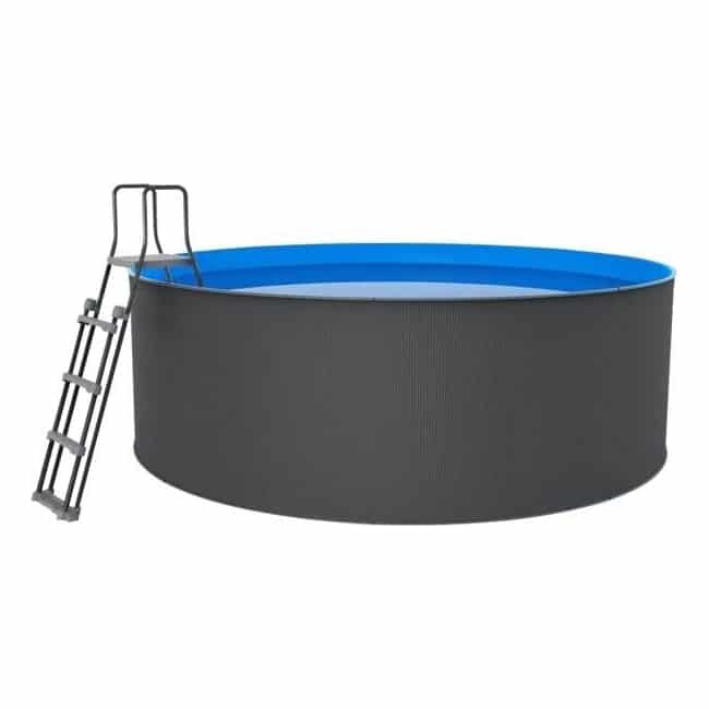 SWIM & FUN Stahlwandpool Komplettset SANTORINI XL rund Ø 3.60 m x 1.20 m – Bild 10