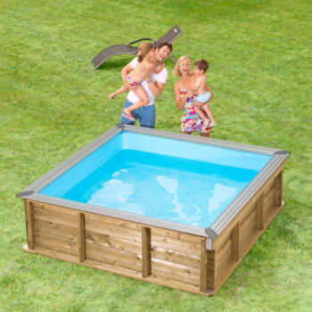 BWT Holzpool Pistoche 2.00 x 2.00 HT: 068 inkl. Kindersicherheitsabdeckung – Bild 18