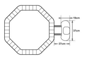 NETSPA Whirlpool OCTOPUS inkl. fünf Möbelelemente – Bild 12