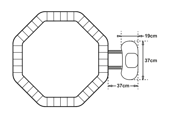 NETSPA Whirlpool OCTOPUS inkl. fünf Möbelelemente – Bild 14