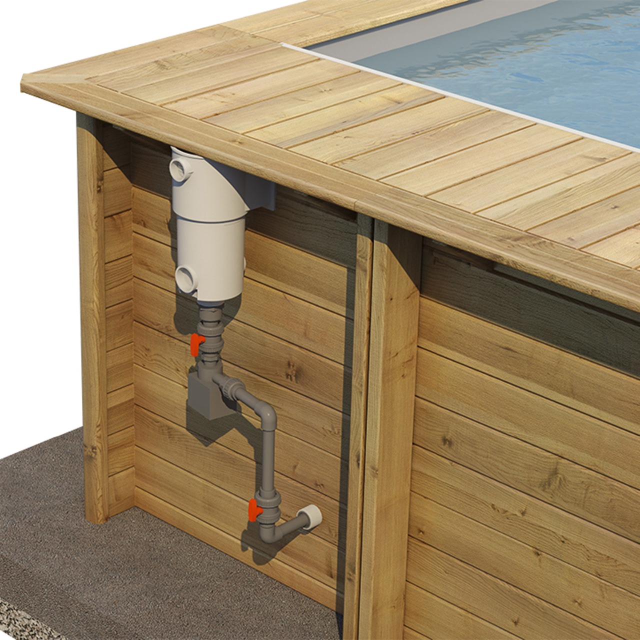 BWT Holzpool URBAN POOL 6.00 x 2.50 HT: 133 – Bild 7