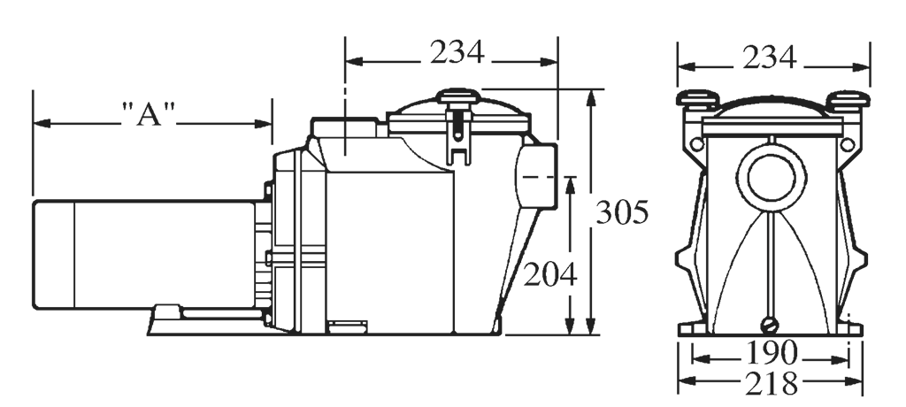 HAYWARD Schwimmbadpumpe Typ RS II