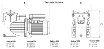 BEVO Schwimmbadpumpe, SACI Typ Optima – Bild 4