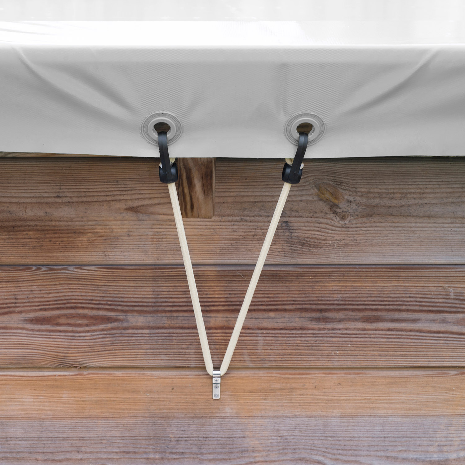 Sicherheits- und Winterabdeckung für Holzpools 580g/m² – Bild 9