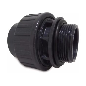 PROFEC PVC-U Verschraubung mit O-Ring, Klebemuffe x Aussengewinde – Bild 2
