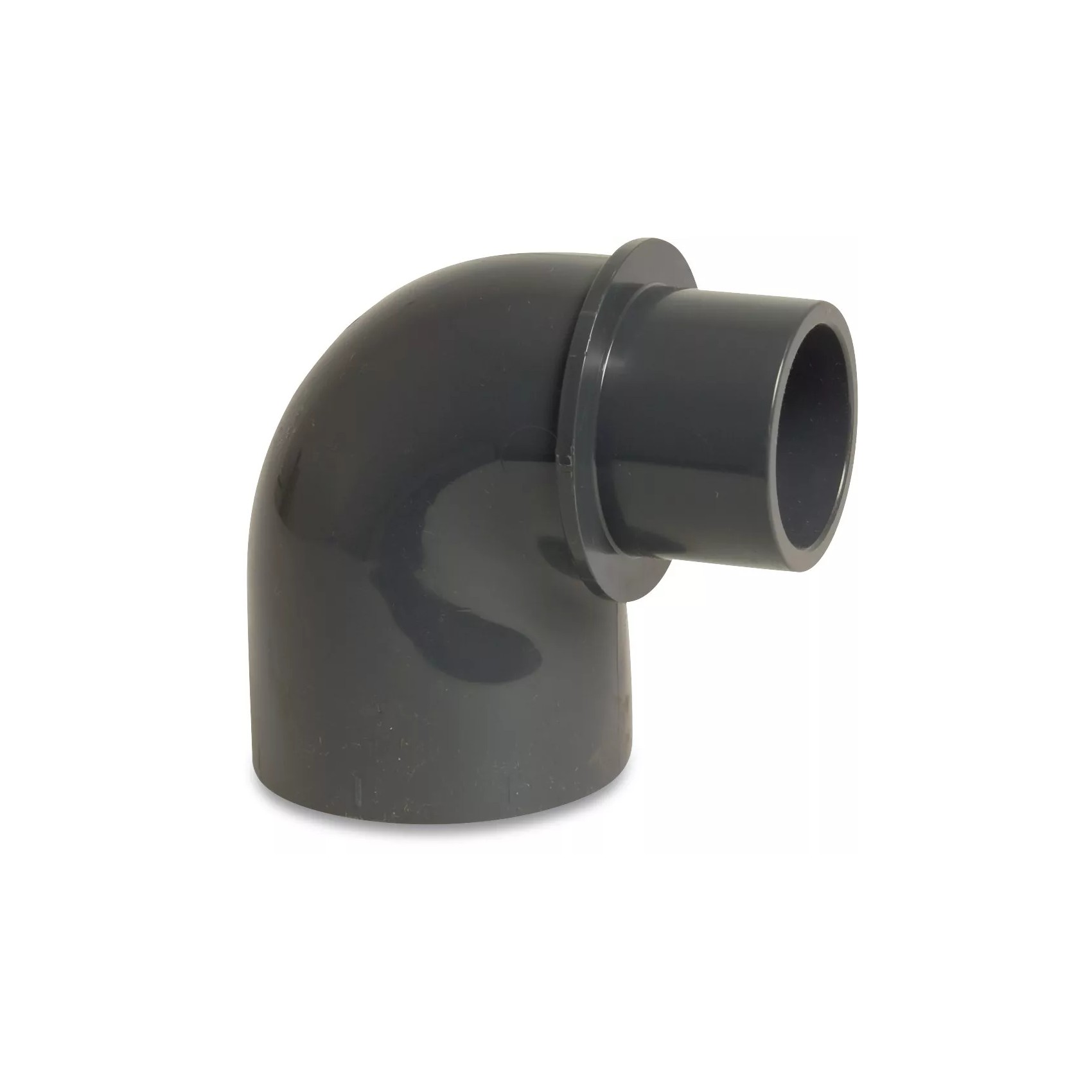 PROFEC PVC-U Winkel 90° reduziert, Klebemuffe/Klebestutzen x Klebemuffe – Bild 3