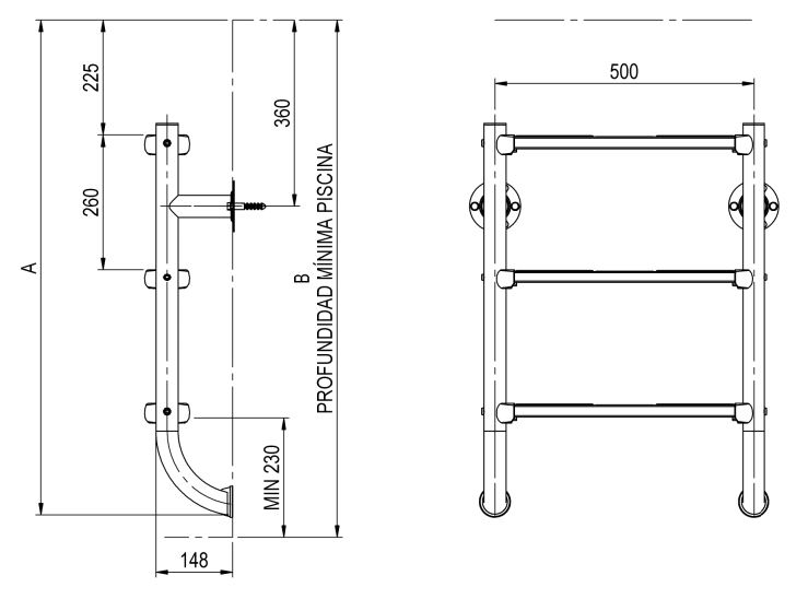 ASTRALPOOL Einbauleiter SPLI LADDER (PARTENZA) – Bild 9