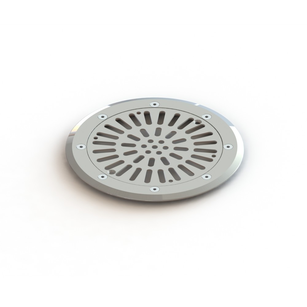 ASTRALPOOL Bodenablauf 230 rund + Gitter ABS