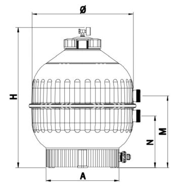 ASTRALPOOL Sandfilter CANTABRIC SIDE – Bild 5