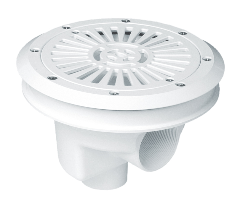 ASTRALPOOL Bodenablauf EASY rund + Gitter ABS – Bild 9