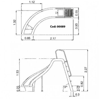 ASTRALPOOL Wasserrutschbahn CURVE – Bild 6