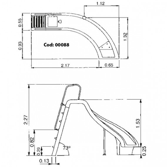 ASTRALPOOL Wasserrutschbahn CURVE – Bild 8