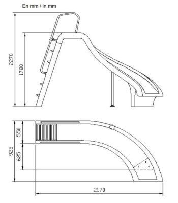 ASTRALPOOL Wasserrutschbahn CURVE – Bild 9