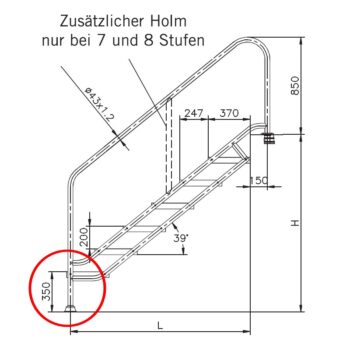 ASTRALPOOL Schwimmbadtreppe DELUXE – Bild 5