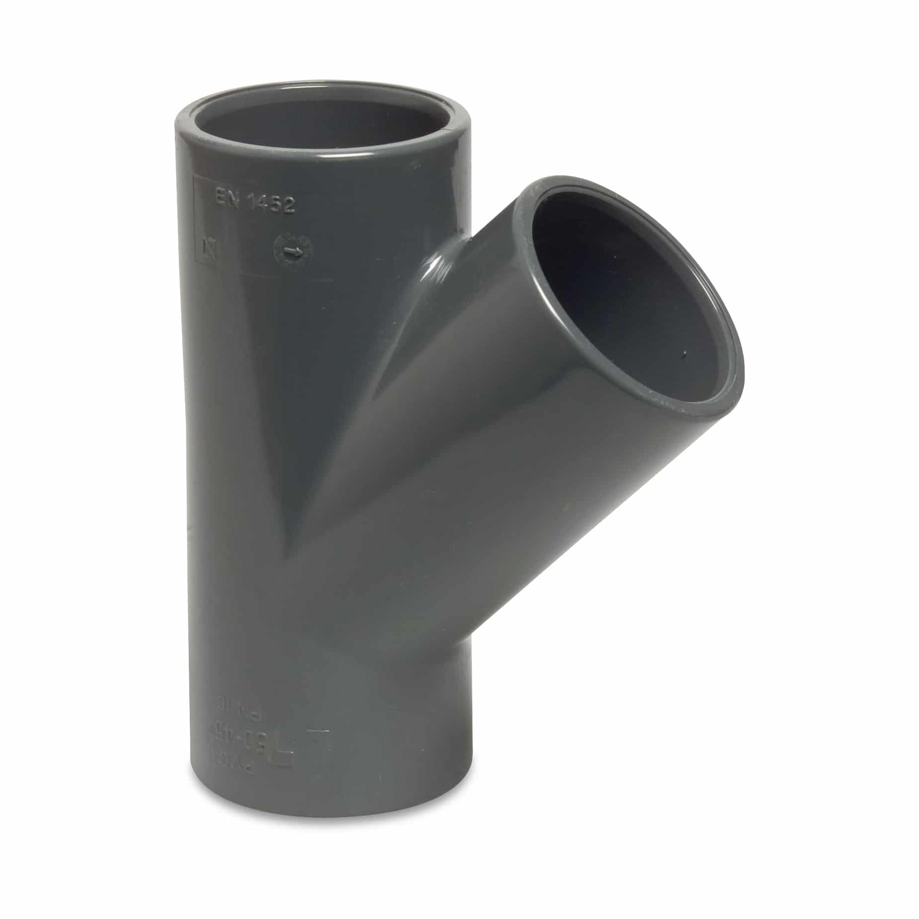 PROFEC PVC-U T-Stück 45° – Bild 2